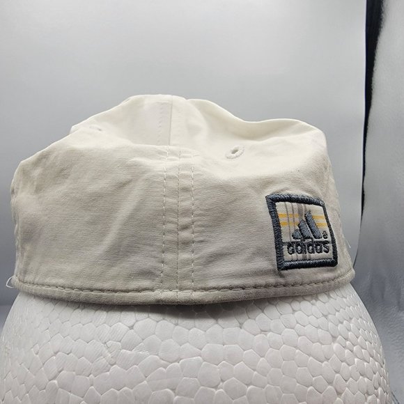 Adidas Adults Unisex Plaid White Yellow Hat Cap Small / Medium Casual Athletic main image 9
